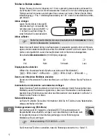 Предварительный просмотр 4 страницы switel DF851 Colombo Operating Instructions Manual