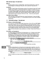 Предварительный просмотр 16 страницы switel DF851 Colombo Operating Instructions Manual