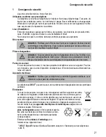 Предварительный просмотр 21 страницы switel DF851 Colombo Operating Instructions Manual