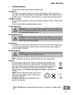 Предварительный просмотр 61 страницы switel DF851 Colombo Operating Instructions Manual