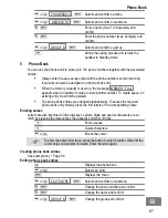 Предварительный просмотр 67 страницы switel DF851 Colombo Operating Instructions Manual