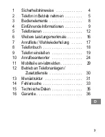 Предварительный просмотр 3 страницы switel DFT 1471 Operating Instructions Manual