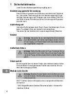 Предварительный просмотр 4 страницы switel DFT 1471 Operating Instructions Manual