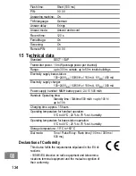 Предварительный просмотр 134 страницы switel DFT 1471 Operating Instructions Manual