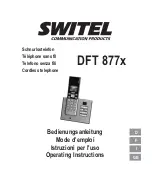 Предварительный просмотр 1 страницы switel DFT 877 series Operating Instructions Manual