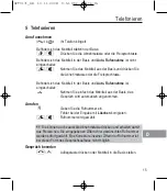 Предварительный просмотр 17 страницы switel DFT 9171 Operating Instructions Manual