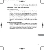 Предварительный просмотр 43 страницы switel DFT 9171 Operating Instructions Manual