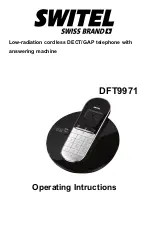 switel DFT9971 Operating Instructions Manual предпросмотр