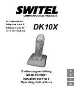 Предварительный просмотр 1 страницы switel DK10 Series Operating Instructions Manual