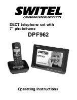 Предварительный просмотр 1 страницы switel DPF962 Operating Instructions Manual