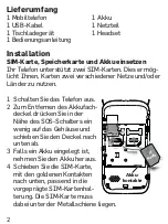 Preview for 5 page of switel M 800 User Manual