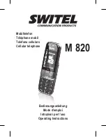 Preview for 1 page of switel M 82 Operating Instructions Manual