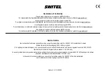 Предварительный просмотр 48 страницы switel POWERTEL TF 57 Operating Instructions Manual