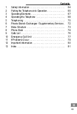 Предварительный просмотр 63 страницы switel T50 SOS Operating Instructions Manual