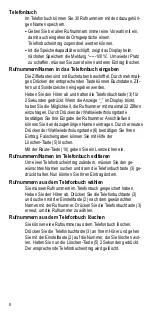 Preview for 8 page of switel TF 510 Operating Instructions Manual