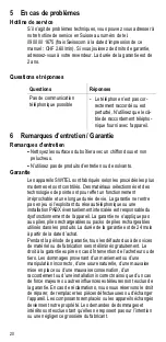 Preview for 20 page of switel TF 510 Operating Instructions Manual