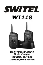 Предварительный просмотр 1 страницы switel WT118 Operating Instructions Manual