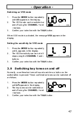 Предварительный просмотр 47 страницы switel WT118 Operating Instructions Manual