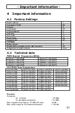 Предварительный просмотр 57 страницы switel WT119 Operating Instructions Manual