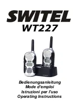 Предварительный просмотр 1 страницы switel WT227 Operating Instructions Manual