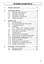 Предварительный просмотр 3 страницы switel WT227 Operating Instructions Manual