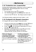 Предварительный просмотр 14 страницы switel WT227 Operating Instructions Manual