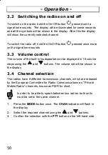 Предварительный просмотр 50 страницы switel WT227 Operating Instructions Manual