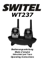 switel WT237 Operating Instructions Manual preview