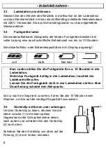 Preview for 8 page of switel WT237 Operating Instructions Manual