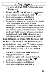 Preview for 47 page of switel WT270 Operating Instructions Manual