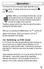 Preview for 59 page of switel WT270 Operating Instructions Manual