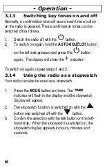 Preview for 64 page of switel WT270 Operating Instructions Manual