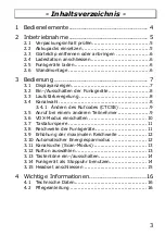 Предварительный просмотр 3 страницы switel WT370 Operating Instructions Manual