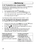 Предварительный просмотр 14 страницы switel WT370 Operating Instructions Manual