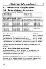 Предварительный просмотр 30 страницы switel WT370 Operating Instructions Manual