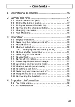 Предварительный просмотр 45 страницы switel WT370 Operating Instructions Manual