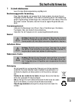 Предварительный просмотр 3 страницы switel WTC590 Operating Instructions Manual