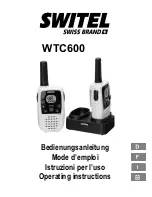 Предварительный просмотр 1 страницы switel WTC600 Operating Instructions Manual