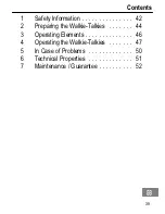 Предварительный просмотр 39 страницы switel WTC600 Operating Instructions Manual