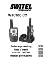 Предварительный просмотр 1 страницы switel WTC605 Operating Instructions Manual