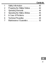 Предварительный просмотр 39 страницы switel WTC605 Operating Instructions Manual