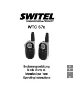 switel WTC670 Operating Instructions Manual предпросмотр