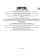 Preview for 44 page of switel WTC670 Operating Instructions Manual