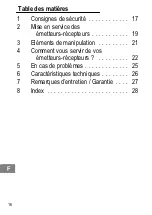 Preview for 16 page of switel WTE 019 Operating Instructions Manual