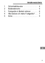 Preview for 3 page of switel WTE012 Operating Instructions Manual