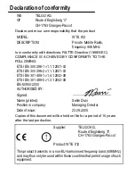 Предварительный просмотр 36 страницы switel WTE012 Operating Instructions Manual