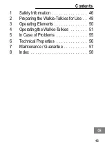 Предварительный просмотр 45 страницы switel WTE014 Operating Instructions Manual