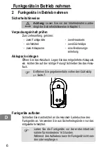 Предварительный просмотр 6 страницы switel WTF 728 Operating Instructions Manual