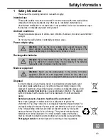 Предварительный просмотр 49 страницы switel WTF 778 Operating Instructions Manual