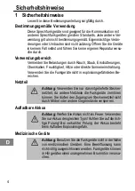 Preview for 4 page of switel WTF718 Operating Instructions Manual